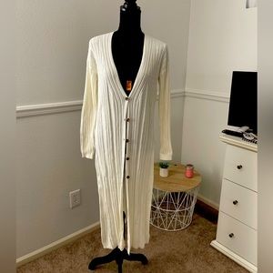 New Free People Long-sleeve Maxi Cardigan